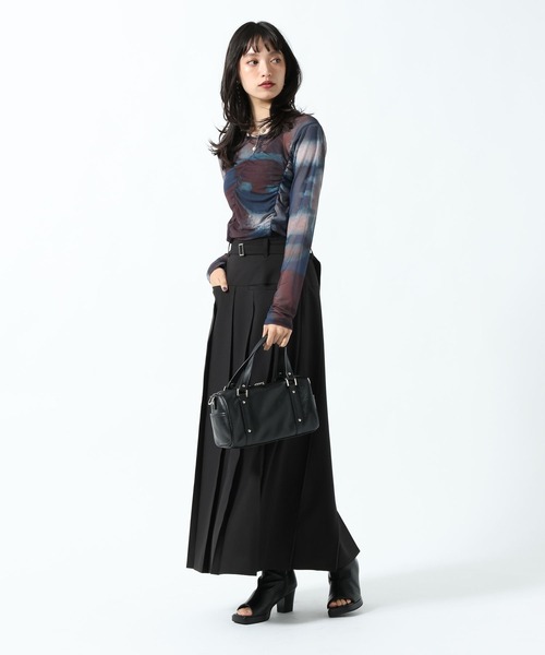 PAGEBOY（ページボーイ）の「シャーリングシアーソウガラロングスリーブ（その他トップス・レディース・ホワイト系その他/グレー系その他/ブルー系その他・FREE）」の13枚目の写真