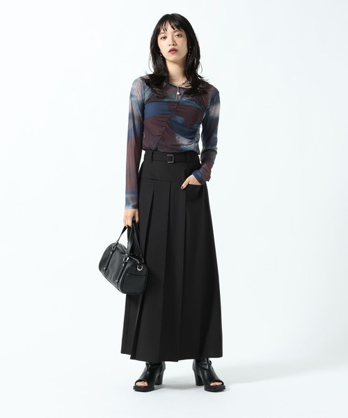 PAGEBOY（ページボーイ）の「シャーリングシアーソウガラロングスリーブ（その他トップス・レディース・ホワイト系その他/グレー系その他/ブルー系その他・FREE）」の15枚目の写真