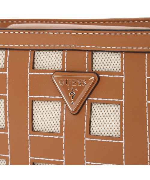 Guess(ゲス)の「FRANKIE Mini Hobo Bag ショルダーバッグ(ハンドバッグ・レディース・キャメル/ブラック・ONE SIZE)」の9枚目の写真