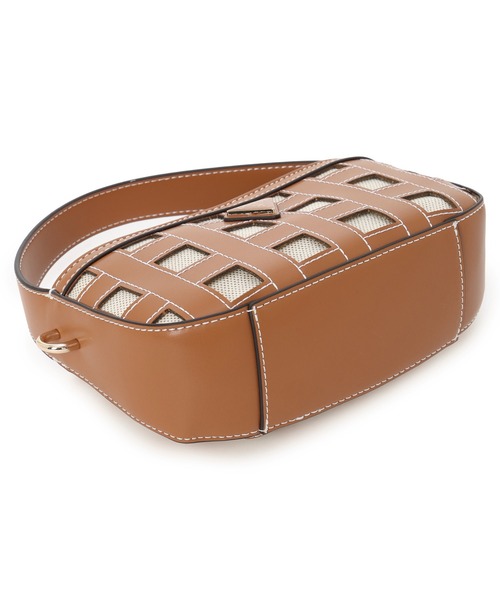 Guess(ゲス)の「FRANKIE Mini Hobo Bag ショルダーバッグ(ハンドバッグ・レディース・キャメル/ブラック・ONE SIZE)」の10枚目の写真
