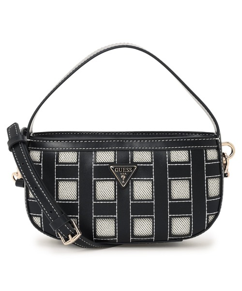 Guess(ゲス)の「FRANKIE Mini Hobo Bag ショルダーバッグ(ハンドバッグ・レディース・キャメル/ブラック・ONE SIZE)」の3枚目の写真