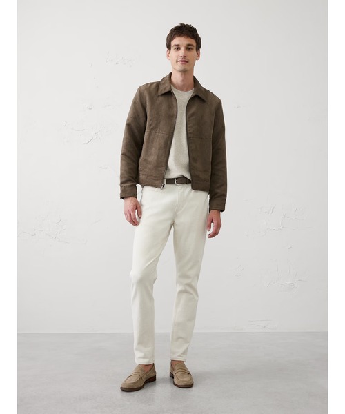 BANANA REPUBLIC FACTORY STORE(バナナリパブリック ファクトリーストア)の「BANANA REPUBLIC FACTORY STORE ヴィーガンスエードジップジャケット(その他アウター・メンズ・ベージュ・XL/S/M/L)」の5枚目の写真