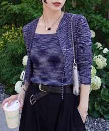 Ameri(�A����)��FRINGE CARDIGAN WITH CAMISOLE(���̑��g�b�v�X)