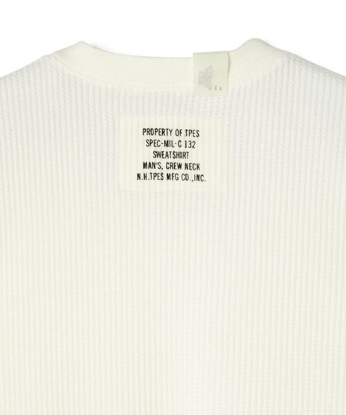N.HOOLYWOOD TEST PRODUCT EXCHANGE SERVICE(N.ハリウッド テストプロダクト エクスチェンジサービス)の「CREW NECK SWEATSHIRT(Tシャツ/カットソー・メンズ・ホワイト/ベージュ/ブラック・36/38/40/42)」の6枚目の写真