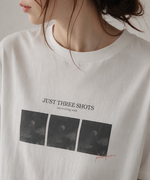 boemy（ボエミー）の「フォトグラフィック カジュアル Tシャツ（Tシャツ/カットソー・レディース・ホワイト・M）」の2枚目の写真