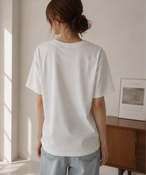 boemy（ボエミー）の「フォトグラフィック カジュアル Tシャツ（Tシャツ/カットソー・レディース・ホワイト・M）」の6枚目の写真