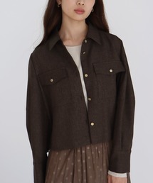 【B7/ベーセッツ】shirt blouson(シャツブルゾン)