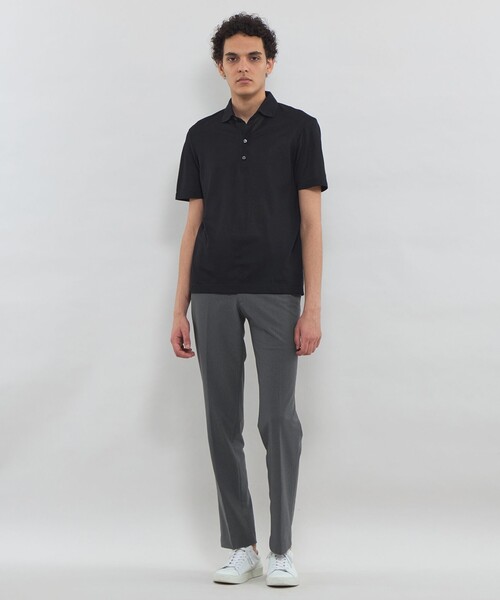 MACKINTOSH LONDON(マッキントッシュ ロンドン)の「バーズアイ鹿の子ポロシャツ(ポロシャツ・メンズ・ネイビー/グレー/ブラック・XL/L/M)」の5枚目の写真