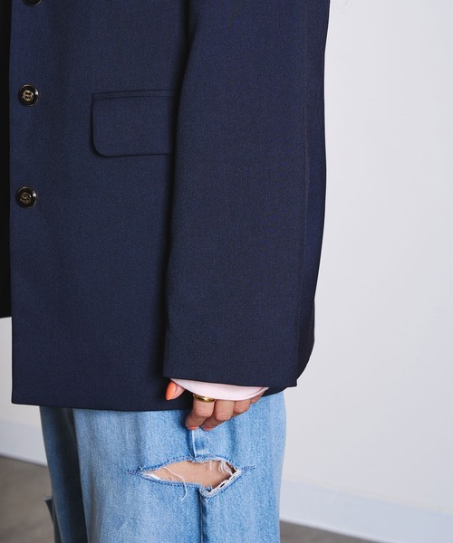 ROSE BUD(ローズバッド)の「TAILORED JACKET(テーラードジャケット・レディース・ブラウン/ネイビー・S/M)」の14枚目の写真
