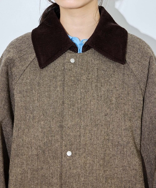 ADAM ET ROPE'（アダムエロペ）の「ライトツィードカバーオール（カバーオール・レディース・ブラウン・36/38）」の15枚目の写真