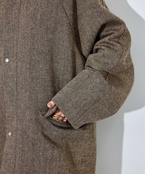ADAM ET ROPE'（アダムエロペ）の「ライトツィードカバーオール（カバーオール・レディース・ブラウン・36/38）」の18枚目の写真