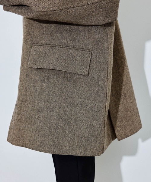 ADAM ET ROPE'（アダムエロペ）の「ライトツィードカバーオール（カバーオール・レディース・ブラウン・36/38）」の20枚目の写真