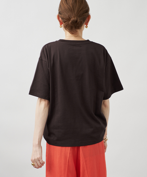 VERMEIL par iena(ヴェルメイユパーイエナ)の「MEAN MACHINE AGE ミーンマシーンエイジ 別注Tシャツ(Tシャツ/カットソー・レディース・ピンク/ブラウン・SMALL/LARGE)」の12枚目の写真