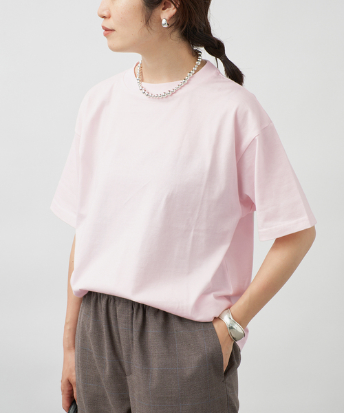 VERMEIL par iena(ヴェルメイユパーイエナ)の「MEAN MACHINE AGE ミーンマシーンエイジ 別注Tシャツ(Tシャツ/カットソー・レディース・ピンク/ブラウン・SMALL/LARGE)」の20枚目の写真