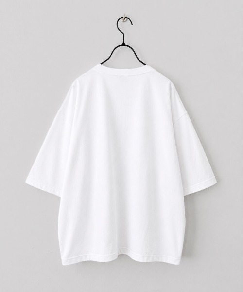 CALIFORNIA OUTFITTERS(カリフォルニア アウトフィッターズ)の「C 7D76 クロップドTシャツ(Tシャツ/カットソー・メンズ・ホワイト/ブラック・L/M)」の4枚目の写真