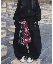 MWOONG（ムン）の「Double Bandana Silk Scarf（バンダナ/スカーフ）」