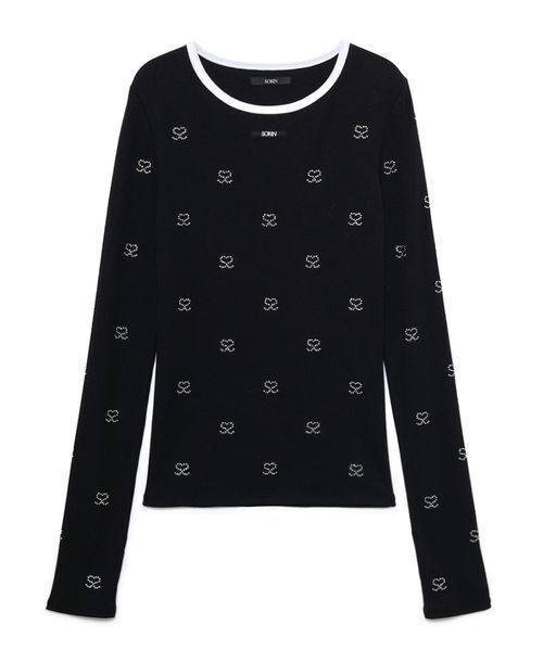 SORIN(ソリン )の「Smotif Jewerly Long T-shirt / SモチーフジュエリーロングTシャツ(Tシャツ/カットソー・レディース・ホワイト/ブラック/ライトブラウン/ライラック・38)」の20枚目の写真