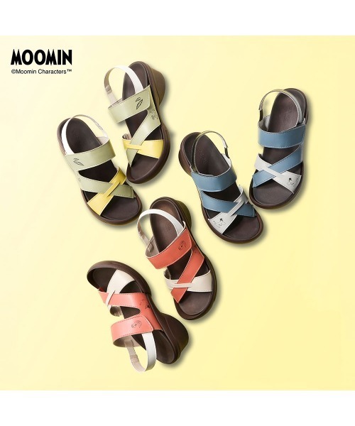 MOOMIN(ムーミン)の「リゲッタ ヒールサンダル「ムーミン」(サンダル・レディース・オレンジ系/グリーン系・S/M/L/LL)」の19枚目の写真