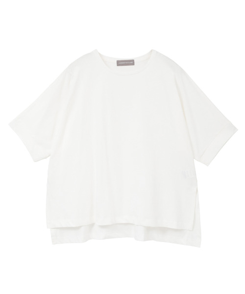 LOGEMENT DE CLAIRE（ロジュモンドクレール）の「ドルマンTシャツ（Tシャツ/カットソー・レディース・ブラック/ブルー系その他/オフホワイト・FREE）」の11枚目の写真
