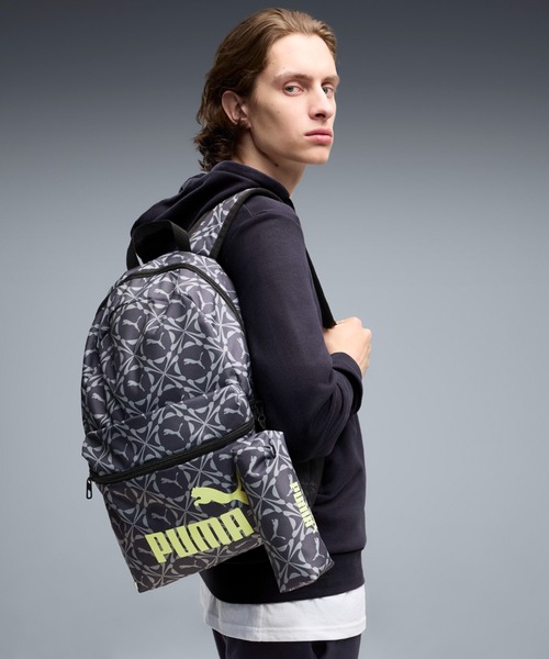 PUMA(プーマ)の「PUMA プーマ ユニセックス プーマ フェイズ AOP バックパック セット 20L(バックパック/リュック・メンズ・ブルー系その他/スモークグレー/ピンク系その他・フリー)」の2枚目の写真