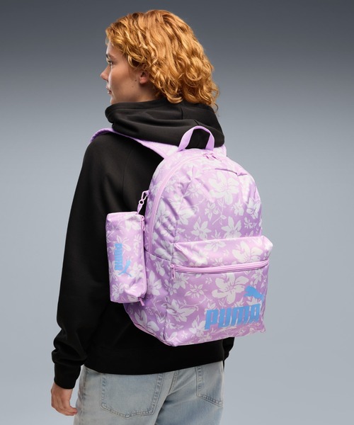 PUMA(プーマ)の「PUMA プーマ ユニセックス プーマ フェイズ AOP バックパック セット 20L(バックパック/リュック・メンズ・ブルー系その他/スモークグレー/ピンク系その他・フリー)」の1枚目の写真