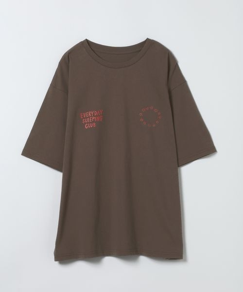 JEANASIS（ジーナシス）の「【HONGAMA】プリントTEE SS/1061794（Tシャツ/カットソー・レディース・ホワイト/グレー/ブラウン・FREE）」の14枚目の写真