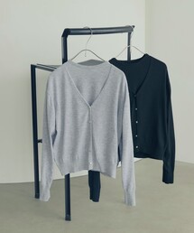 ウールブレンド カーディガン＋ショートスリーブニット ‐セットアイテム・ウォッシャブル‐＜A DAY IN THE LIFE＞