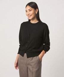 ウールブレンド カーディガン+ショートスリーブニット ‐セットアイテム・ウォッシャブル‐<A DAY IN THE LIFE>