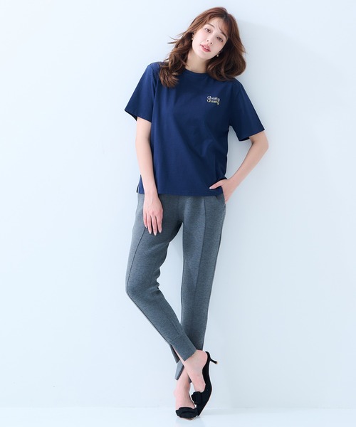 Chesty（チェスティー）の「sweat pants〈セットアップ対応〉（スウェットパンツ・レディース・ブラック/オフホワイト/グレー・0/1）」の8枚目の写真