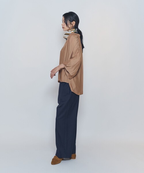 1er Arrondissement(プルミエアロンディスモン)の「ミックスウールイージーパンツ(その他パンツ・レディース・ネイビー/グレー・36/38)」の22枚目の写真