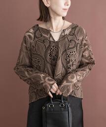 ITEMS URBANRESEARCH | カットワークレースブラウス(シャツ/ブラウス)