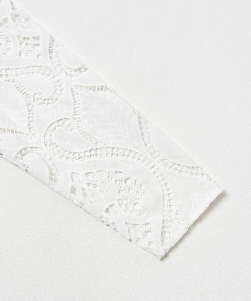 ITEMS URBANRESEARCH(アイテムズ アーバンリサーチ)の「カットワークレースブラウス(シャツ/ブラウス・レディース・ホワイト/ブラック/ブラウン・FREE)」の9枚目の写真