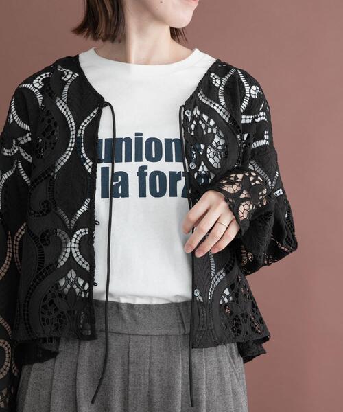 ITEMS URBANRESEARCH(アイテムズ アーバンリサーチ)の「カットワークレースブラウス(シャツ/ブラウス・レディース・ホワイト/ブラック/ブラウン・FREE)」の10枚目の写真