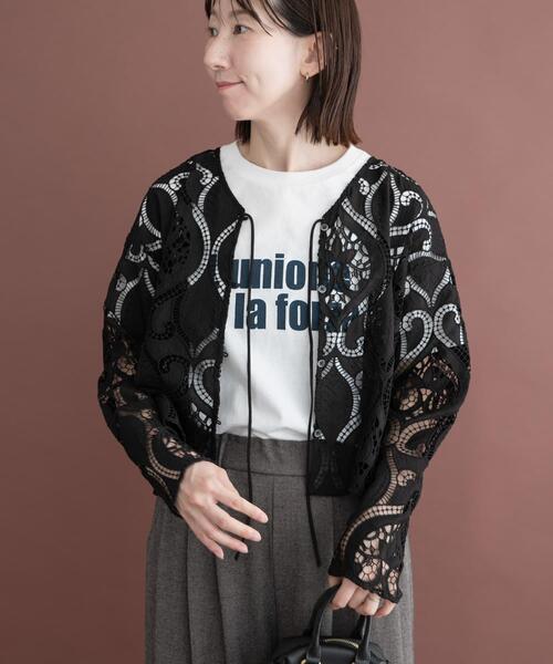 ITEMS URBANRESEARCH(アイテムズ アーバンリサーチ)の「カットワークレースブラウス(シャツ/ブラウス・レディース・ホワイト/ブラック/ブラウン・FREE)」の13枚目の写真