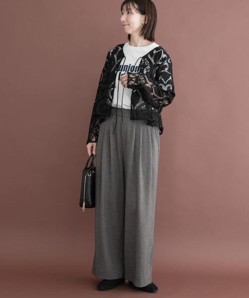 ITEMS URBANRESEARCH(アイテムズ アーバンリサーチ)の「カットワークレースブラウス(シャツ/ブラウス・レディース・ホワイト/ブラック/ブラウン・FREE)」の16枚目の写真