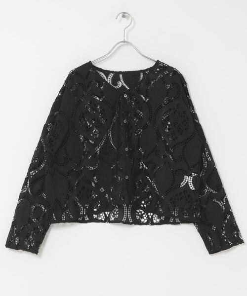 ITEMS URBANRESEARCH(アイテムズ アーバンリサーチ)の「カットワークレースブラウス(シャツ/ブラウス・レディース・ホワイト/ブラック/ブラウン・FREE)」の17枚目の写真
