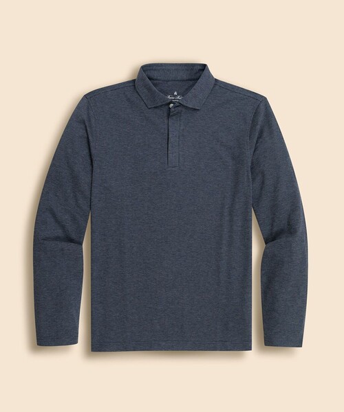 BROOKS BROTHERS(ブルックスブラザーズ)の「◆オンラインストア限定◆ Performance Series コットンブレンド ジップアップ ロングスリーブ ポロシャツ(ポロシャツ・メンズ・ブラウン/ブルー・LARGE/X-LARGE/SMALL/MEDIUM)」の2枚目の写真