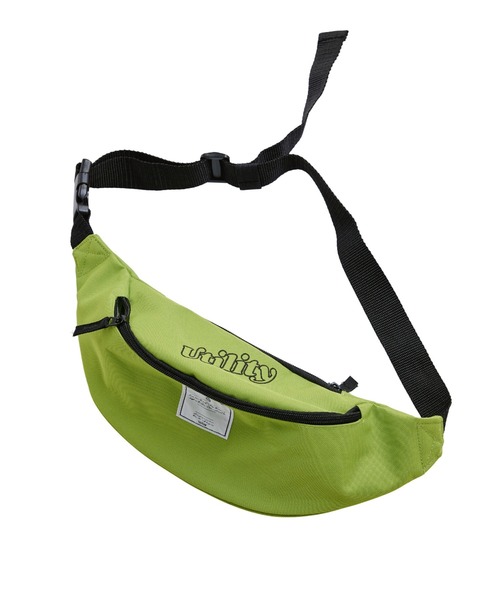 EFFECTEN（エフェクテン）の「【EFFECTEN】Utility embroidery belt bag（ボディバッグ/ウエストポーチ・メンズ・ブラック/イエロー系その他/バーガンディー・FREE）」の2枚目の写真