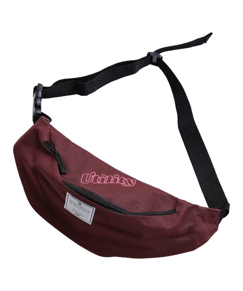 EFFECTEN（エフェクテン）の「【EFFECTEN】Utility embroidery belt bag（ボディバッグ/ウエストポーチ・メンズ・ブラック/イエロー系その他/バーガンディー・FREE）」の3枚目の写真