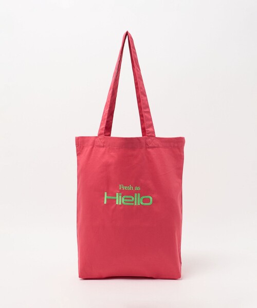 California General Store(California General Store)の「<HIELLO>ロゴ トート バッグ(トートバッグ・メンズ・オレンジ/ライラック/ピンク/ロイヤルブルー・FREE)」の1枚目の写真