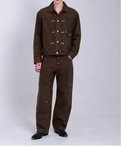 TANAKA(タナカ)の「【TANAKA/タナカ】別注NEW CLASSIC JEAN JACKET(デニムジャケット・メンズ・ダークブラウン・S/M/L)」の2枚目の写真