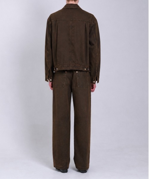TANAKA(タナカ)の「【TANAKA/タナカ】別注NEW CLASSIC JEAN JACKET(デニムジャケット・メンズ・ダークブラウン・S/M/L)」の3枚目の写真