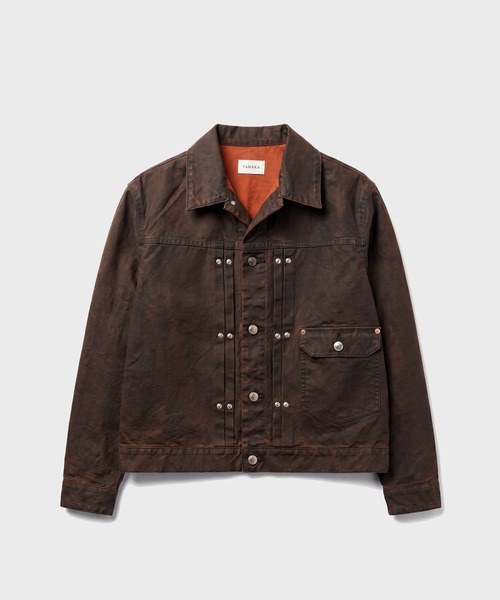 TANAKA(タナカ)の「【TANAKA/タナカ】別注NEW CLASSIC JEAN JACKET(デニムジャケット・メンズ・ダークブラウン・S/M/L)」の4枚目の写真