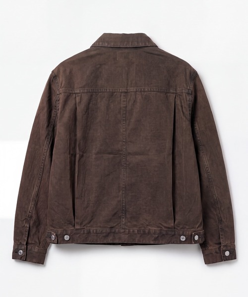TANAKA(タナカ)の「【TANAKA/タナカ】別注NEW CLASSIC JEAN JACKET(デニムジャケット・メンズ・ダークブラウン・S/M/L)」の5枚目の写真