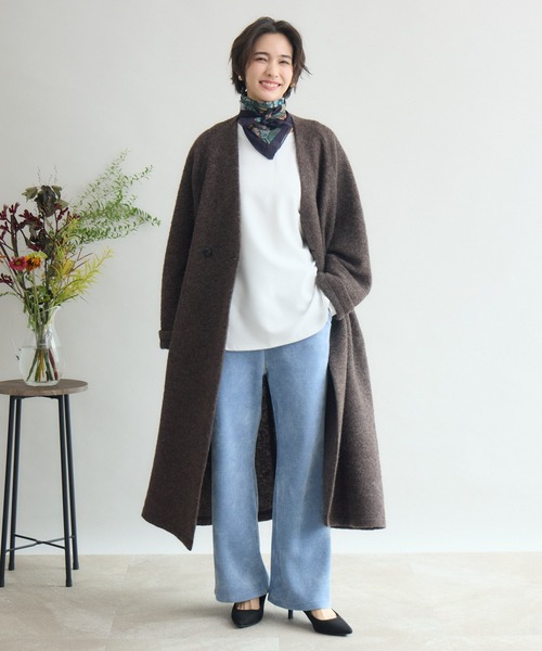 KATHARINE ROSS(キャサリンロス)の「モールフレアパンツ(その他パンツ・レディース・ブラック/ブルー・FREE)」の10枚目の写真