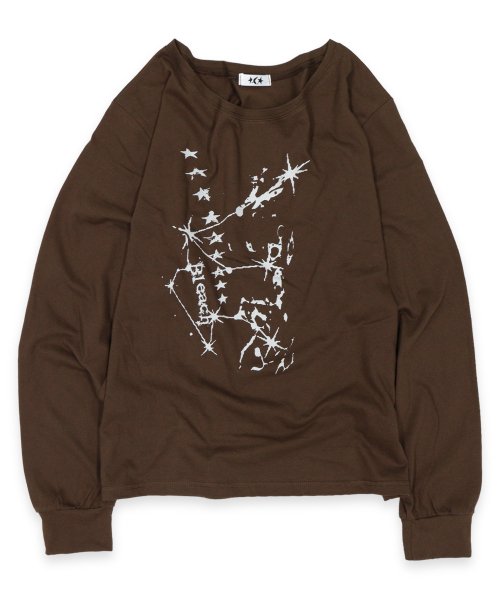 DEFYCLUBROBBERS(ディファイクラブロバース)の「Bleach ボートネック ワンショルダー ロングスリーブ ブラウン(Tシャツ/カットソー・レディース・その他・FREE)」の6枚目の写真