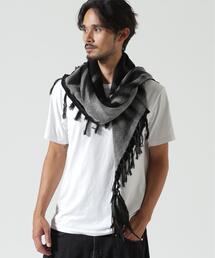 KMRii（ケムリ）の「KMRii/ケムリ/DISCHARGED SALLY TWILL STOLE（ストール/ショール）」
