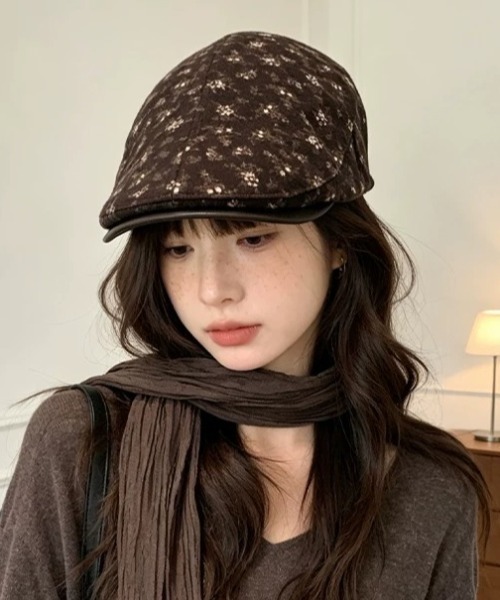 flower flat cap（ハンチング/ベレー帽）｜mebole（メボレ）の