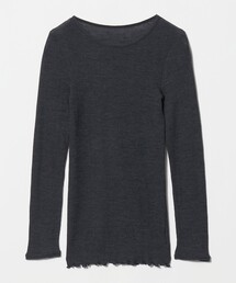 ＜me. × Steven Alan＞WOOL RIB TEE/カットソー