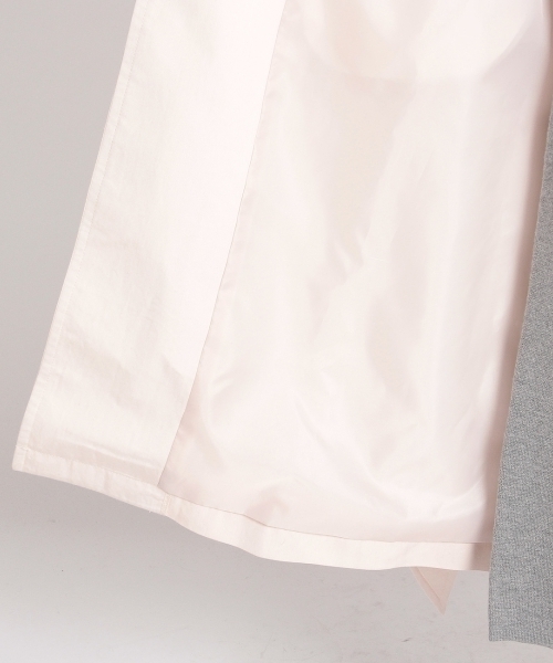 AG by aquagirl(エージーバイアクアガール)の「ツイルトレンチ風コート(トレンチコート・レディース・ブラック/ベージュ/ホワイト・38)」の10枚目の写真